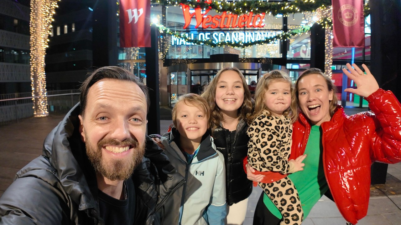 SLEEP OVER in Westfield Mall of Scandinavia VLOG