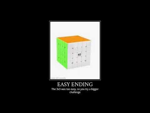 Rubiks cube: ALL ENDINGS! #endings #allendings #rubikscube