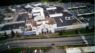 preview picture of video 'RC flight Kempele Kauppakeskus Zeppelin 27August 2011'