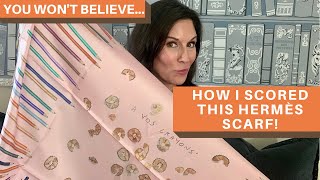 How I Purchased a Brand New Hermès Scarf for $80!