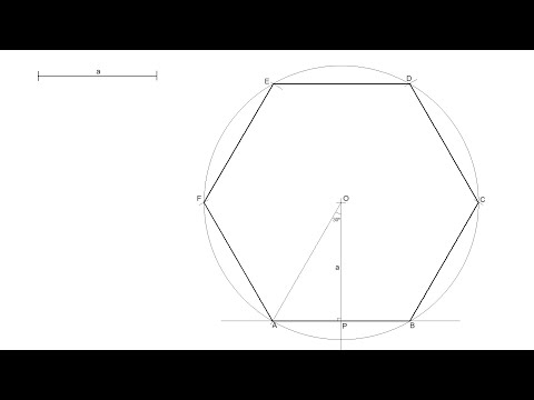 Regular hexagon given the apothem