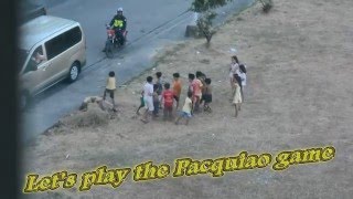 フィリピンの子供格闘技ゲーム　child pacquiao game