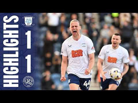 FC Preston North End 1-1 FC QPR Queens Park Ranger...