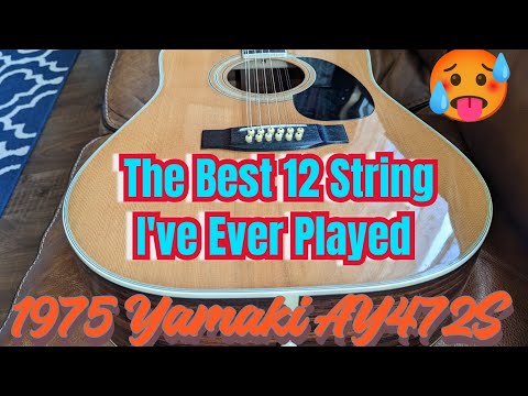 1975 Yamaki AY472S RARE Brazilian Rosewood Collectors Grade 12 String W/OHSC image 22