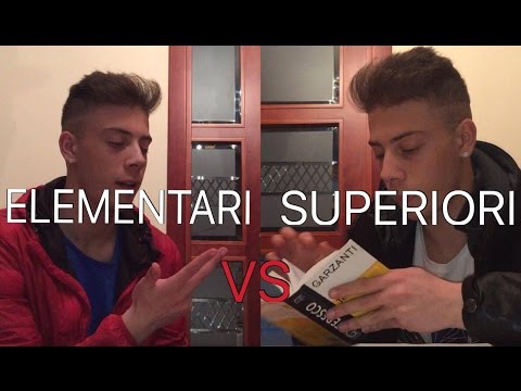 ELEMENTARI VS SUPERIORI - DIFFERENZE