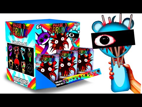 The LARGEST Sprunki PHASE 3 MYSTERY BOX! NEW TYLER And SNOWI, , SHIN SONIC Sprunki Minifigures