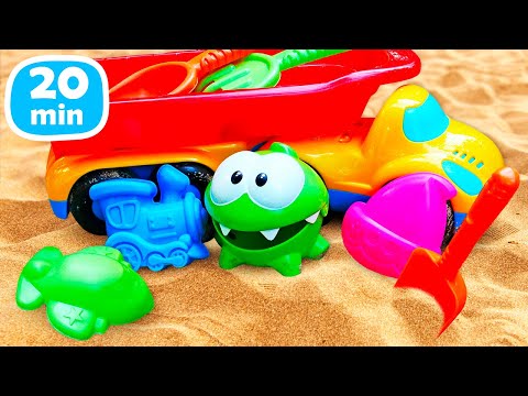 Играем с Ам Ням! Развивающие видео про игрушки для детей – Игры в песочнице