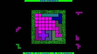 Pentominoes (Statasoft) for the BBC Micro