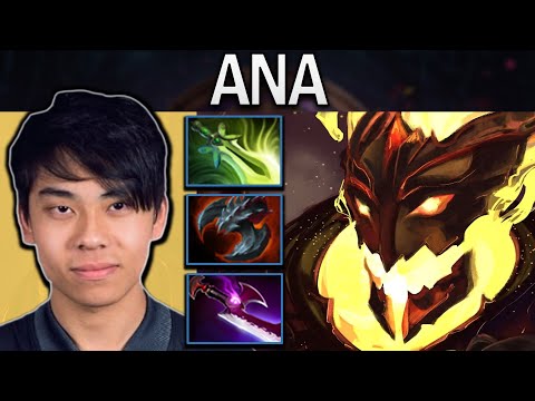 Shadow Fiend Dota 2 7.33 Ana with 18 Kills and Pike