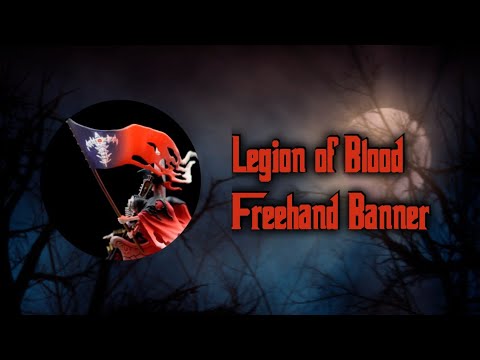 EASY Freehand: Painting Legion of Blood for Soulblight Gravelords in Age of Sigmar