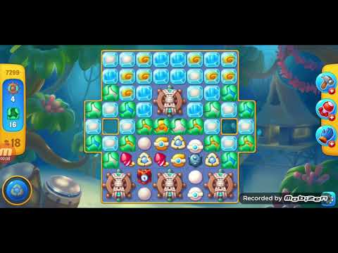 fishdom gameplay / level 7299 / It is like the ads? / thank you 피쉬돔 / 모바일 게임 / 중독성 있는 게임 / 구독 좋아요