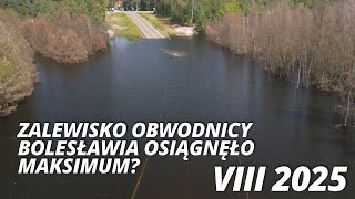 Zalewisko na obwodnicy Bolesławia osiągnęło planowany poziom