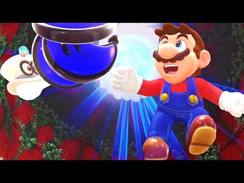 Super Mario Odyssey - 100% Walkthrough Part 10 No Commentary Gameplay Secret Flower Field Boss Fight