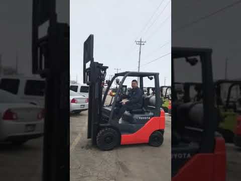 2009 TOYOTA 8FGU15 3000LB PNEUMATIC TIRE FORKLIFT LIFTTRUCK HILO