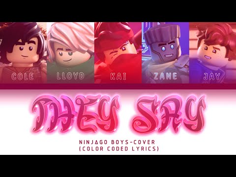 [DEBUT] NINJAGO BOYS - "THEY SAY" (AI ORIGINAL SONG) | Color Coded & Lyrics