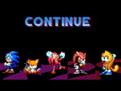 Sonic Mania Plus - All Continue Screens