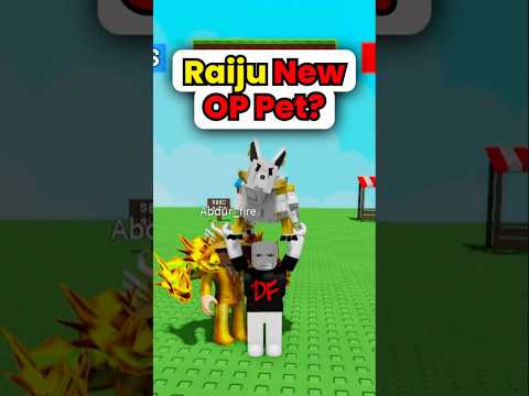 The New Raiju Pet is Insane in Grow a Garden ⚡🐺#growagarden  #roblox