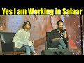 Yes I am Working in Salaar | Prithvi Raj | Prabhas | Hombale | Kaduva Press Meet | Salaar Update