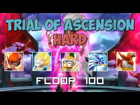 TOA Hard 100 (Farmable Team) - Lyrith (Red, Blue, and Green) - December 2016