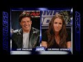 Stephanie McMahon And Eric Bischoff Satellite Conference SmackDown 2002