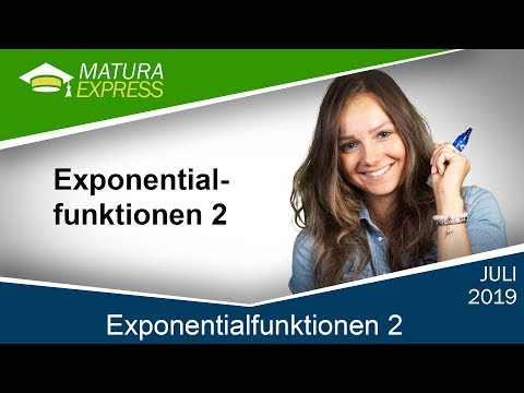 Exponentialfunktionen 2 - Zentralmatura Mathematik Jaenner 2020 #7