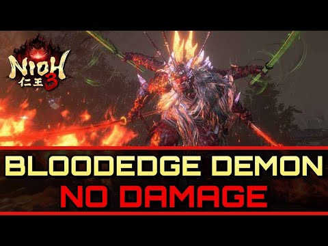 Nioh 3 - Bloodedge Demon - No Damage (Very early in the game, at lvl10) - EASY WAY