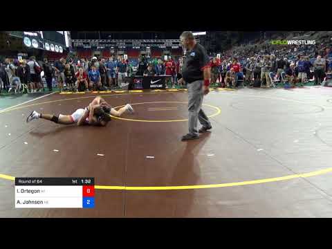 2018 USMC-USAW Cadet & Junior FS Nationals/Cadet 138 Round Of 64 - Issac Ortegon (WI) Vs. Asa John