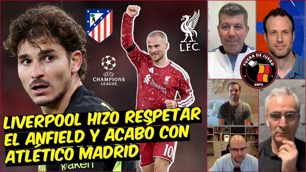 EL ATLÉTICO DE MADRID LO VOLVIÓ A HACER, el LIVERPOOL le REMONTÓ en ANFIELD | Fuera de Juego
