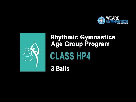 Rhythmic Gymnastics Age Group Program - CLASS HP4 3 Balls
