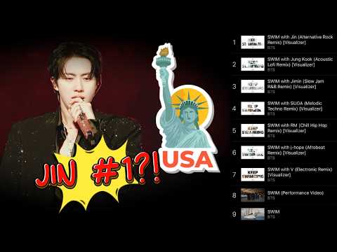 Jin SHOCKS Fans 😱 Why His Alt Rock Remix Is #1 in the US No One Expected This