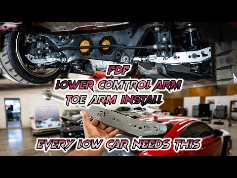 FRS/BRZ/86 LOWER CONTROL ARM/TOE ARM INSTALL | FDF RACESHOP