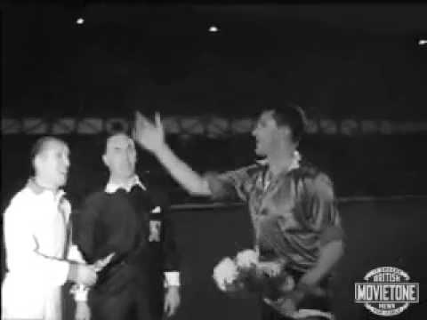 ECC 1956-57. Round of 16. CDNA Sofia - Dinamo Bucureşti. Highlights.