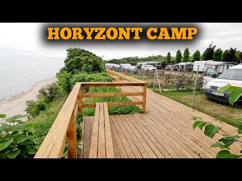 POLE NAMIOTOWE/KEMPINGOWE NAD MORZEM HORYZONT CAMP WŁADYSŁAWOWO SUMMER 2023 WIRTUALNY SPACER ;)