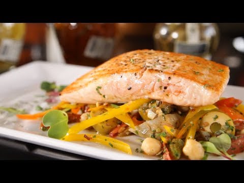 How To Make Seared Salmon | Olive Tree Trading | Vicky Ratnani