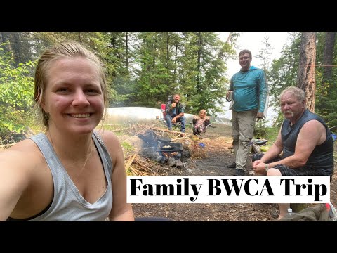 BUGGY HOT & RAINY Canoe Trip to the Wilderness-BWCA 2024 Camping Bog Lake