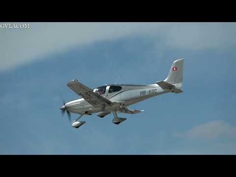 Grumman American AA-5 | Cirrus SR22T | Pipistrel Virus SW 128 arrival RIAT 2022
