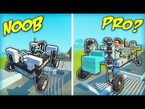 NOOB vs PRO: Can I Graduate to PRO on This Extreme BRIDGE of DOOM?! (Scrap Mechanic Gameplay)