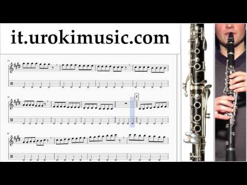 Lezioni di Clarinetto Romeo Santos - Propuesta Indecente Parte#1 Melodia Tutorial Spartito Imparare