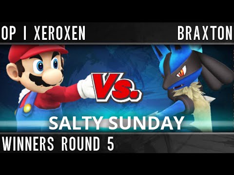 Salty Sunday @ eBash 47 (WiiU) - OP | XeroXen VS Braxton - Winners Round 5
