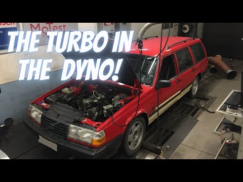 The turbo Volvo in the dyno for first time! | Volvo 940 turbo | b230ft |