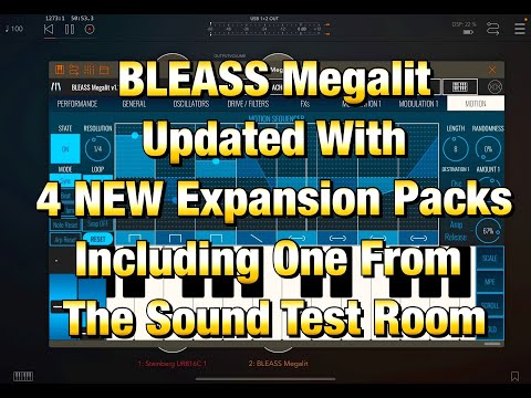 BLEASS Megalit Synth Updated with 4 NEW Expansion Packs - Including On From Me