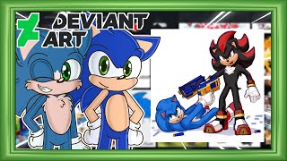 Movie Sonic & Sonic Visit Deviant Art - WHY IS THIS SHIPPED!