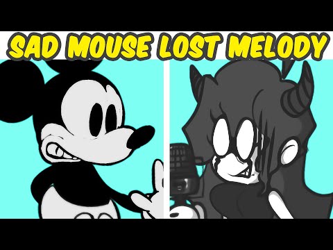 Friday Night Funkin' VS Sad Mouse - Lost Melody DEMO WEEK + Cutscene (FNF MOD/Creepypasta)