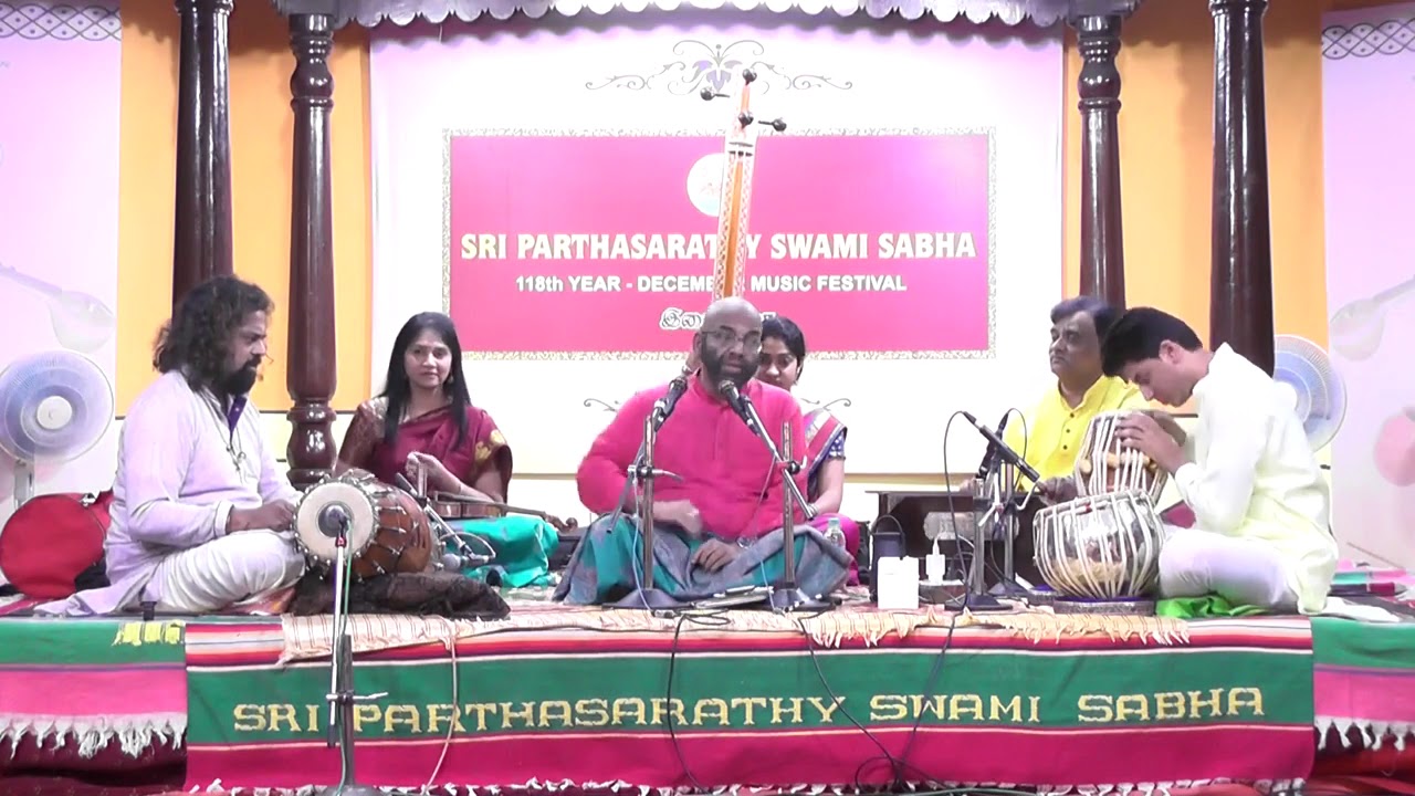 December Music Festival 2018 l Sri Parthasarathy Swami Sabha l Dr. Sriram Parasuram
