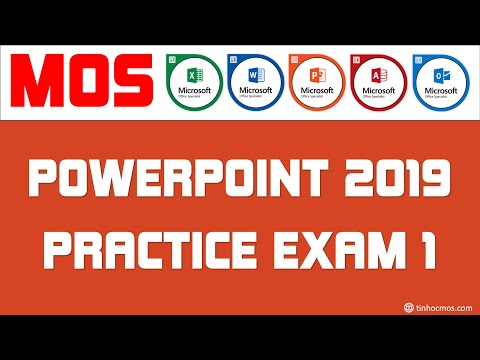 PowerPoint 2019/365 (MO-300) Practice Exam 1