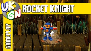 UKGN10 - Rocket Knight [Xbox 360] Opening level gameplay