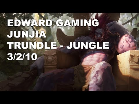 EDward Gaming JunJia Jungle Trundle vs Nidalee - KR Grandmaster Patch 10.8