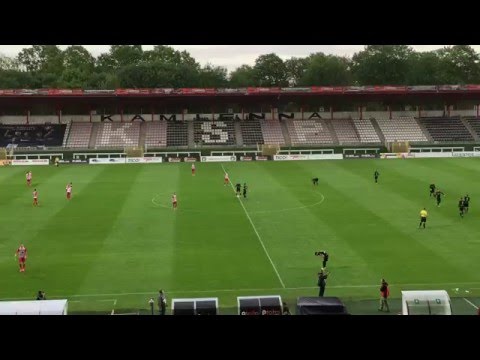 Fragment meczu Polonia Warszawa - Pilica Białobrzegi