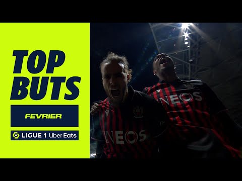 Top buts Ligue 1 Uber Eats - Février (saison 2022/2023)