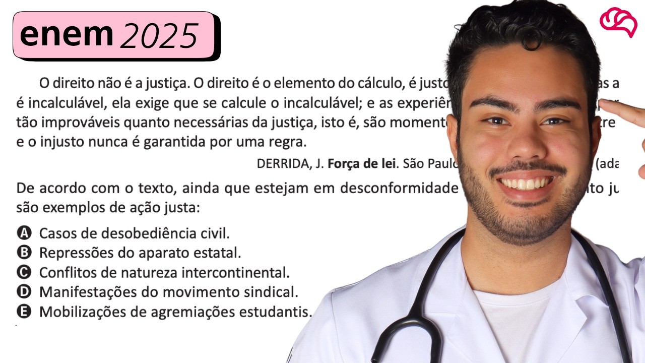 Resolução em Vídeo — Questão 50 ENEM 2025